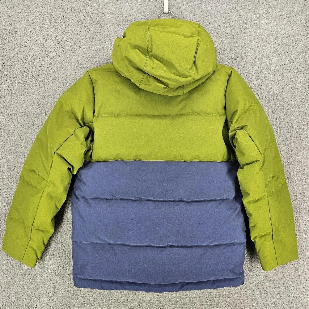 Marmot Fordham II Hoody Jacket Boys Large Green Blue 700 Fill Down Waterproof
